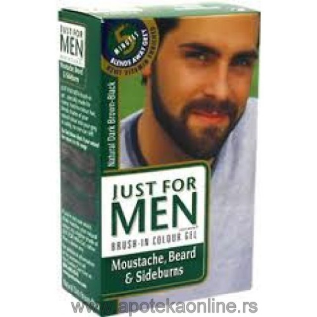 GRECIAN JUST FOR MEN COLOR GEL ZA BRADU I BRKOVE CRNA