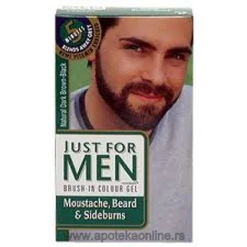 GRECIAN JUST FOR MEN COLOR GEL ZA BRADU I BRKOVE TAMNO SMEĐA GRECIAN JUST FOR MEN COLOR GEL ZA BRADU I BRKOVE TAMNO SMEĐA