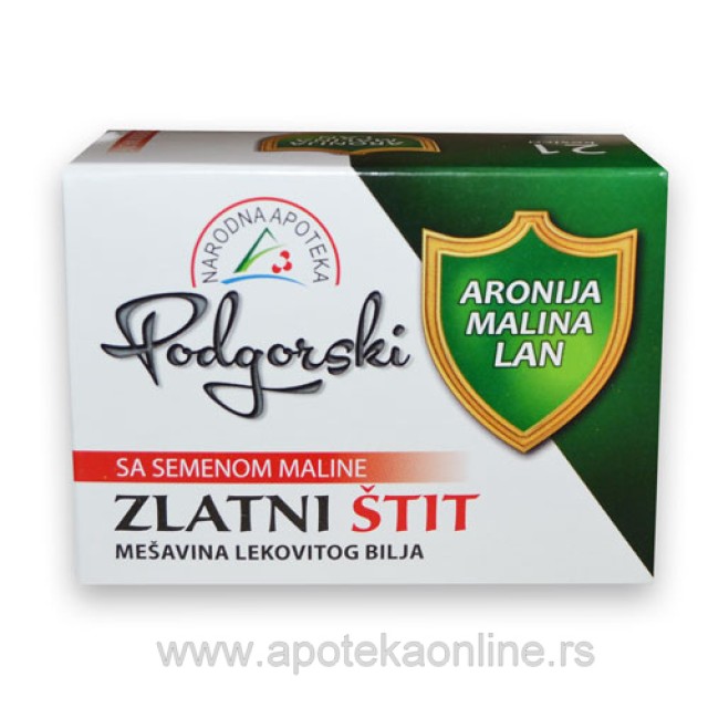 ZLATNI ŠTIT ČAJNA MEŠAVINA ZA PREVENCIJU KANCERA - Online Apoteka ZLATNI ŠTIT ČAJNA MEŠAVINA ZA PREVENCIJU KANCERA