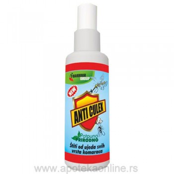 ANTICULEX SPREJ- ŠTITI OD SVIH VRSTA KOMARACA 100ml ANTICULEX SPREJ- ŠTITI OD SVIH VRSTA KOMARACA 100ml