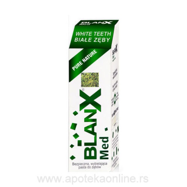 BLANX MED PURE NATURE PASTE ZA ZUBE - Online Apoteka BLANX MED PURE NATURE PASTE ZA ZUBE