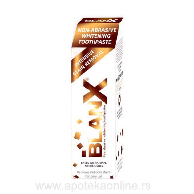 BLANX INTENSIVE STAIN REMOVAL PASTA ZA ZUBE - Online Apoteka BLANX INTENSIVE STAIN REMOVAL PASTA ZA ZUBE