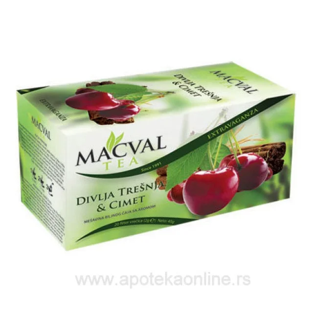 EXTRAVAGANZA DIVLJA TREŠNJA I CIMET FILTER ČAJ - Online Apoteka EXTRAVAGANZA DIVLJA TREŠNJA I CIMET FILTER ČAJ