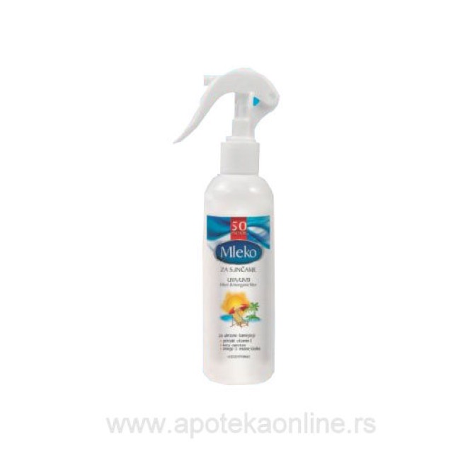MLEKO ZA SUNČANJE SPF50 200ml - Online Apoteka MLEKO ZA SUNČANJE SPF50 200ml