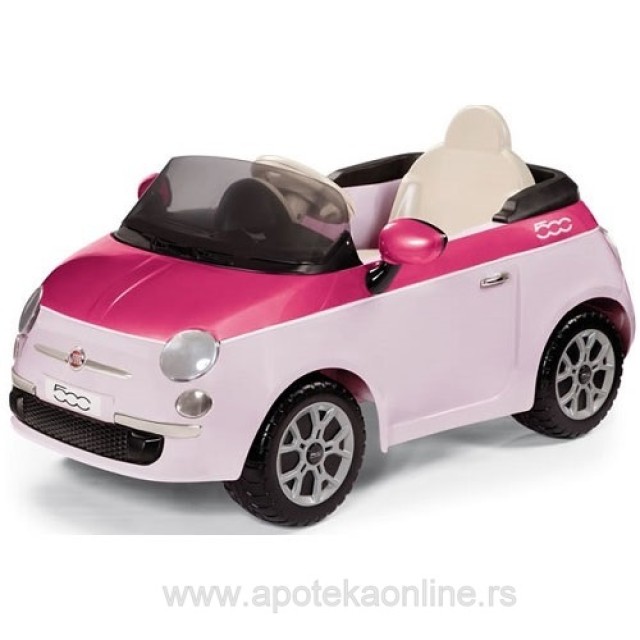 PEG PEREGO FIAT 500 6V PINK