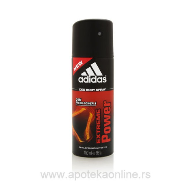 ADIDAS DEO EXTREME POWER 150ml - Online Apoteka ADIDAS DEO EXTREME POWER 150ml