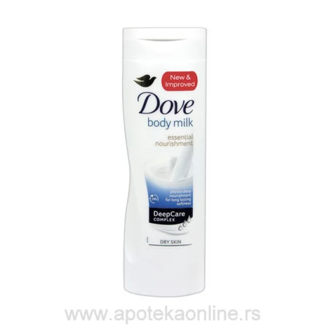 DOVE BODY LOSION ESSENTIAL NOURISH 400ml - Online Apoteka DOVE BODY LOSION ESSENTIAL NOURISH 400ml
