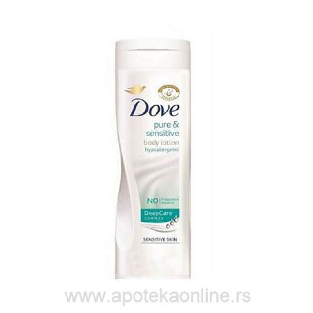 DOVE BODY LOSION PURE&SENSITIV 250ml - Online Apoteka DOVE BODY LOSION PURE&SENSITIV 250ml