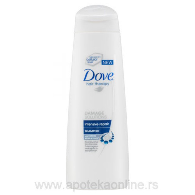 DOVE ŠAMPON INTENSIVE REPAIR 250ml - Online Apoteka DOVE ŠAMPON INTENSIVE REPAIR 250ml