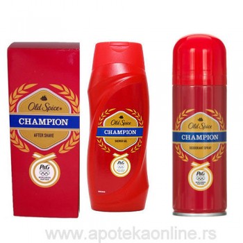 OLD SPICE SET- DEODORANT SPRAY, SHOWER GEL I AFTER SHAVE LOTION OLD SPICE SET- DEODORANT SPRAY, SHOWER GEL I AFTER SHAVE LOTION