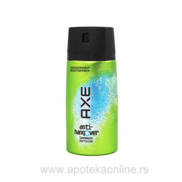 AXE DEO SPRAY ANTI-HANGOVER 150ml - Online Apoteka AXE DEO SPRAY ANTI-HANGOVER 150ml
