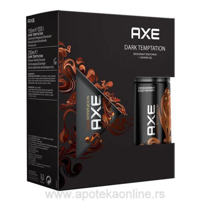 AXE SET DARK TEMPTATION DUSH+DEO - Online Apoteka AXE SET DARK TEMPTATION DUSH+DEO