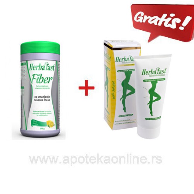 HERBAFAST FIBER LIMUN + HERBAFAST ANTICELULIT KREMA GRATIS - Online Apoteka HERBAFAST FIBER LIMUN + HERBAFAST ANTICELULIT KREMA GRATIS