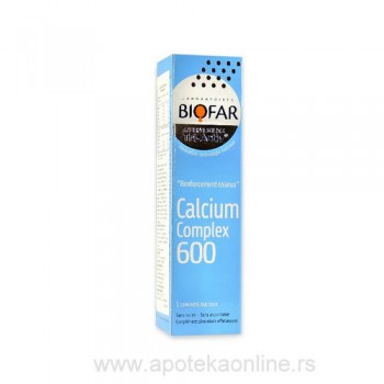 BIOFAR CALCIUM COMPLEX 600 EFFERVESCENT TABLETS BIOFAR CALCIUM COMPLEX 600 EFFERVESCENT TABLETS
