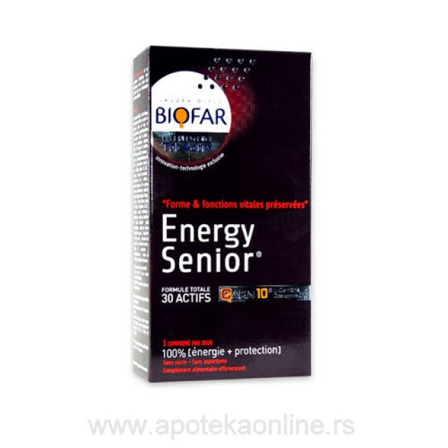 BIOFAR ENERGY SENIOR ŠUMEĆE TABLETE - Online Apoteka BIOFAR ENERGY SENIOR ŠUMEĆE TABLETE