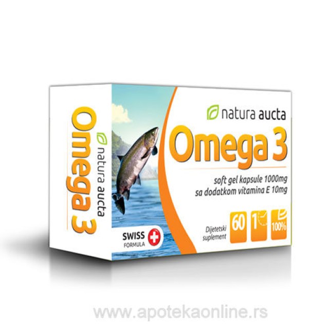 NATURA AUCTA OMEGA 3 SOFT GEL KAPSULE - Online Apoteka NATURA AUCTA OMEGA 3 SOFT GEL KAPSULE