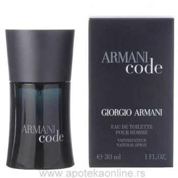 ARMANI BLACK CODE MAN EDT 30ml ARMANI BLACK CODE MAN EDT 30ml