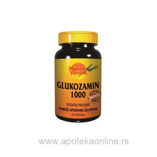 GLUKOZAMIN SULFAT KAPSULE 1000 mg - Online Apoteka GLUKOZAMIN SULFAT KAPSULE 1000 mg