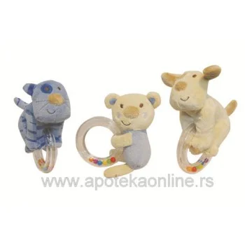 BIBA TOYS PLIŠANA IGRAČKA SA ZVEČKOM- VESELE ŽIVOTINJE