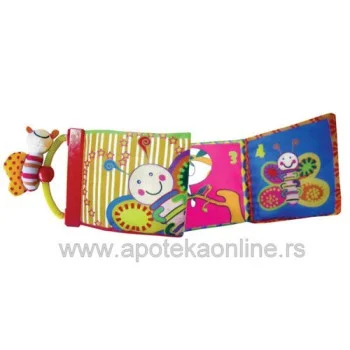BIBA TOYS IGRAČKA MEKANA KNJIGA- LEPTIR, PATKICA