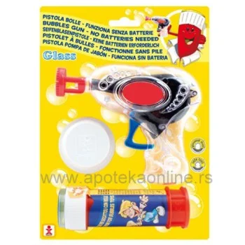 DULCOP IGRAČKA GLASS BUBBLES GUN-MALI PIŠTOLJ DULCOP IGRAČKA GLASS BUBBLES GUN-MALI PIŠTOLJ