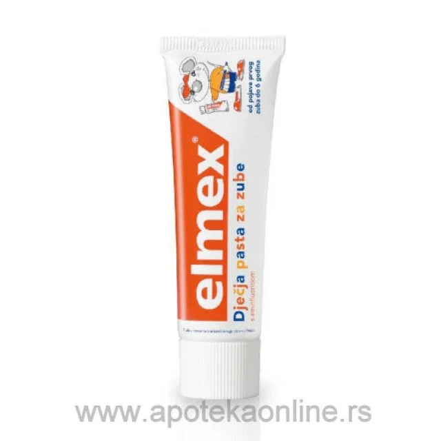 ELMEX KIDS PASTA ZA ZUBE 0-6GOD 50ML - Online Apoteka ELMEX KIDS PASTA ZA ZUBE 0-6GOD 50ML