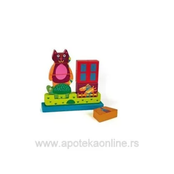 OOPS IGRAČKA DRVENA SLAGALICA GRAD