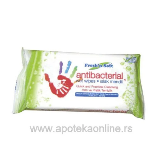 FRESH SOFT VLAŽNE MARAMICE ANTIBAKTERIJSKE 15 KOMADA