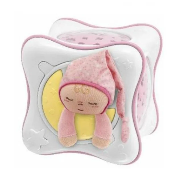 CHICCO MUZIČKI PROJEKTOR U OBLIKU KOCKE (FD)- ROZE - Online Apoteka CHICCO MUZIČKI PROJEKTOR U OBLIKU KOCKE (FD)- ROZE