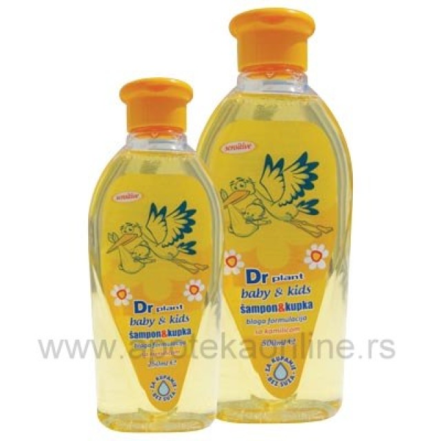 Dr PLANT BABY&KIDS ŠAMPON & KUPKA 500ml - Online Apoteka Dr PLANT BABY&KIDS ŠAMPON & KUPKA 500ml