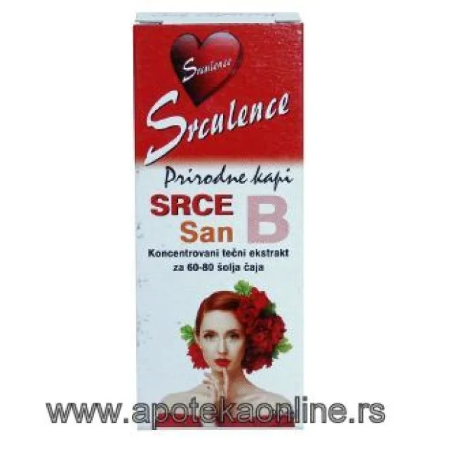 PRIRODNE KAPI SRCE SAN B - Online Apoteka PRIRODNE KAPI SRCE SAN B