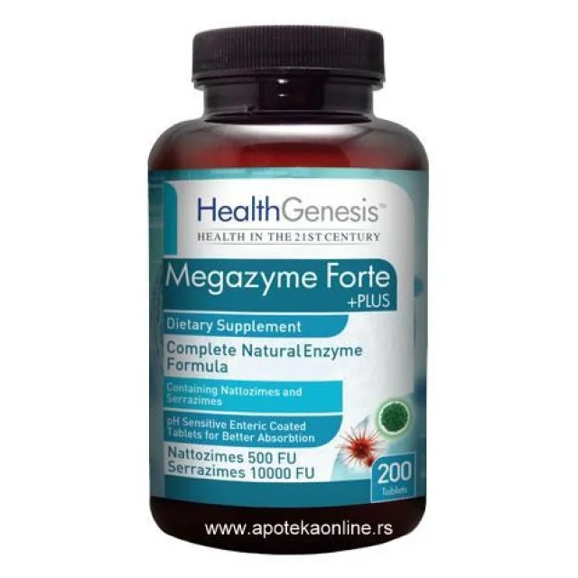 MEGAZYME FORTE PLUS 200 TABLETA - Online Apoteka MEGAZYME FORTE PLUS 200 TABLETA