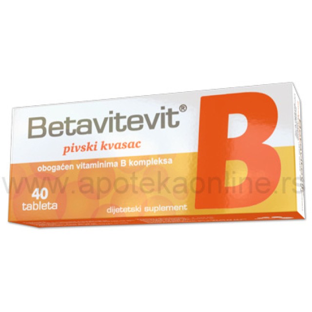 BETAVITEVIT PIVSKI KVASAC OBOGAĆEN VITAMINIMA B KOMPLEKSA TABLETE
