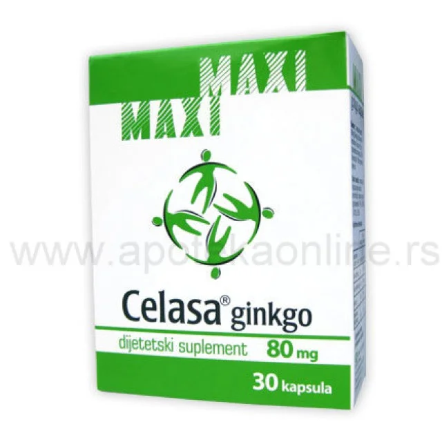 CELASA GINKGO MAXI KAPSULE - Online Apoteka CELASA GINKGO MAXI KAPSULE