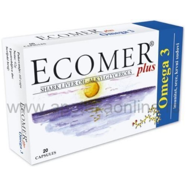 ECOMER PLUS OMEGA 3 , 2x40 KAPSULA + 20 KAPSULA GRATIS - Online Apoteka ECOMER PLUS OMEGA 3 , 2x40 KAPSULA + 20 KAPSULA GRATIS