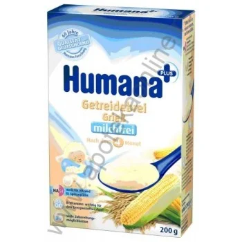 HUMANA BEZMLEČNA KAŠICA SA GRIZOM 200g, POSLE 4. MESECA HUMANA BEZMLEČNA KAŠICA SA GRIZOM 200g, POSLE 4. MESECA