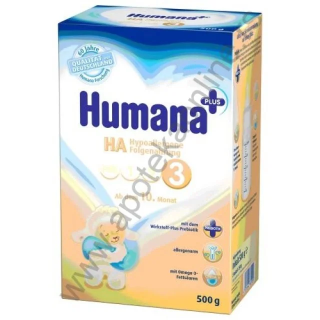 HUMANA HA 3 PB 500g, OD 10. MESECA - Online Apoteka HUMANA HA 3 PB 500g, OD 10. MESECA