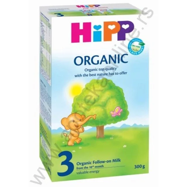 HIPP ORGANIC 3,MLEKO U PRAHU 300g
