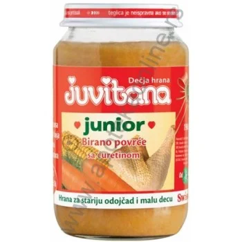 JUVITANA KAŠICA OD BIRANOG POVRĆA SA ĆURETINOM 190g