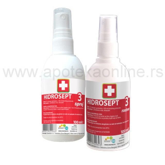 HIDROSEPT SPREJ 3% - Online Apoteka HIDROSEPT SPREJ 3%