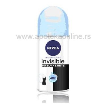 NIVEA DEO BLACK&WHITE NEVIDLJIVI PURE ROLL-ON NIVEA DEO BLACK&WHITE NEVIDLJIVI PURE ROLL-ON