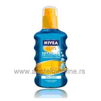 NIVEA SUN NEVIDLJIVI SPREJ ZA SUNČANJE SPF 20 