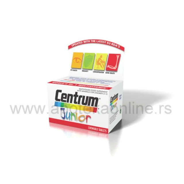 CENTRUM JUNIOR TABLETE ZA ŽVAKANJE - Online Apoteka CENTRUM JUNIOR TABLETE ZA ŽVAKANJE