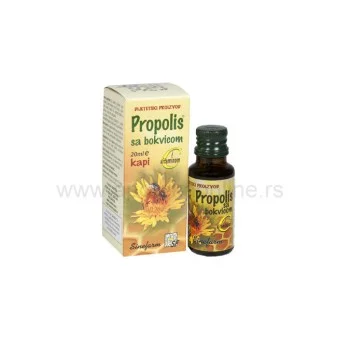 PROPOLIS KAPI  SA VITAMINOM C I EKSTRAKTOM BOKVICE