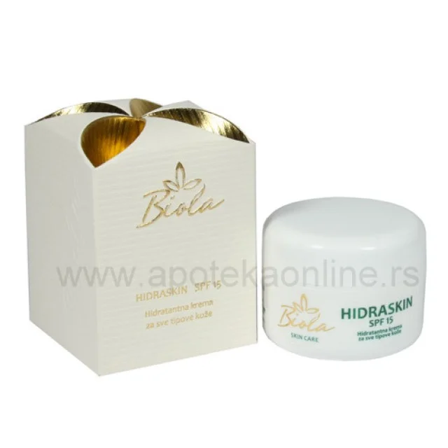 BIOLA HIDRASKIN SPF 15 HIDRATANTNA KREMA  ZA SVE TIPOVE KOŽE
