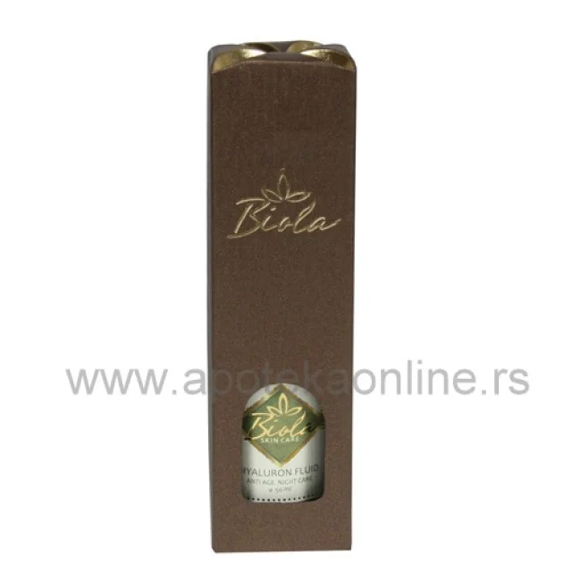 BIOLA HYALURON FLUID ANTI AGE NIGHT CARE - Online Apoteka BIOLA HYALURON FLUID ANTI AGE NIGHT CARE