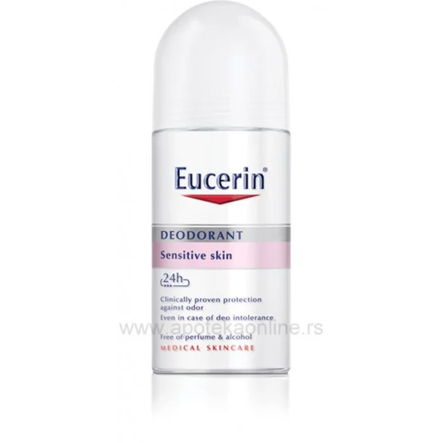 EUCERIN ROLL-ON DEZODORANS ZA OSJETLJIVU KOŽU - Online Apoteka EUCERIN ROLL-ON DEZODORANS ZA OSJETLJIVU KOŽU