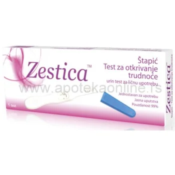 ZESTICA TEST ZA OTKRIVANJE TRUDNOĆE - ŠTAPIĆ ZESTICA TEST ZA OTKRIVANJE TRUDNOĆE - ŠTAPIĆ