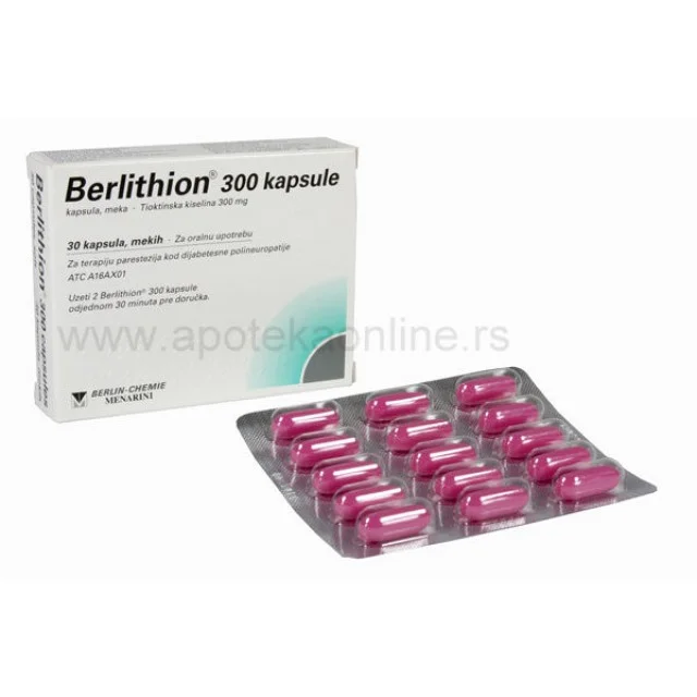 BERLITHION 300mg KAPSULE - Online Apoteka BERLITHION 300mg KAPSULE