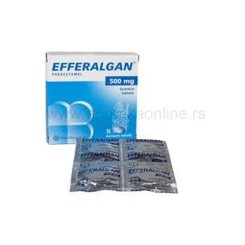 EFFERALGAN 500 ŠUMEĆE TABLETE